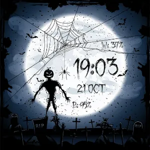 Halloween Spooky Watch Face screenshot 28