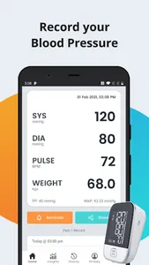 Blood Pressure App - SmartBP screenshot 0