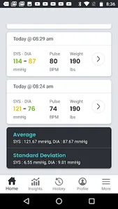 Blood Pressure App - SmartBP screenshot 7