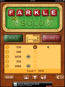 Farkle Solo Solitaire screenshot 12