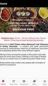 Balti Palace Doncaster screenshot 0