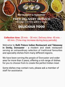 Balti Palace Doncaster screenshot 3