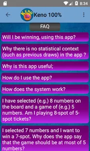 KENO 100% screenshot 2