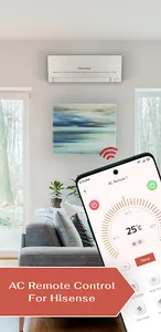 Smart AC Remote for Hisense screenshot 0