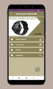 Smart Sport Watch Guide screenshot 8