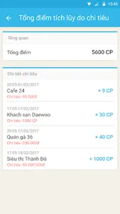 Zaha - tiêu dùng tích điểm screenshot 3