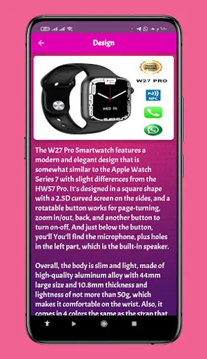 smart watch iwo w27 pro guide screenshot 3