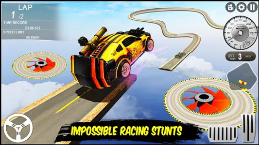 Impossible GT Racing Car Stunt screenshot 8