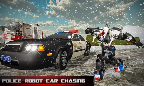 US Police Transform Robot Car screenshot 5