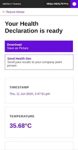 SEQu-HEALTH Pro screenshot 2