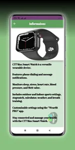 Smartwatch CT7 max Guide screenshot 0