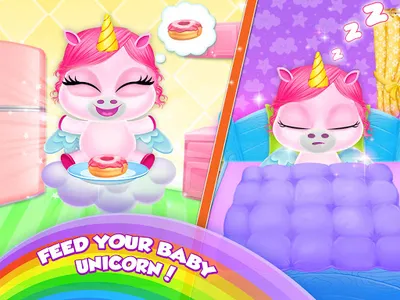 Unicorn Baby Care Pet Pony screenshot 13