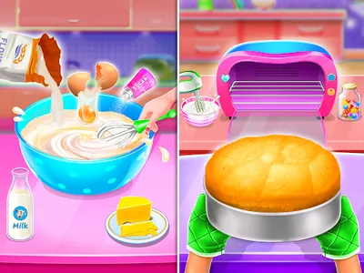 Sweet Bakery - Girls Cake Game screenshot 9