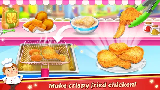 Fry Chicken Maker-Cooking Game screenshot 18