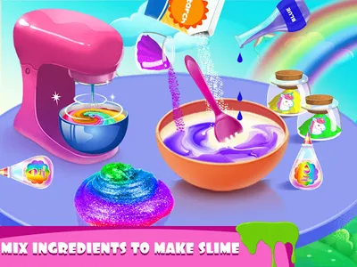 Rainbow Slime Simulator Games screenshot 13