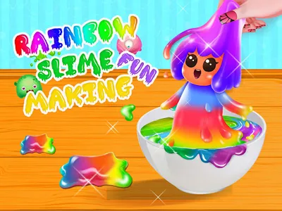 Rainbow Slime Simulator Games screenshot 14