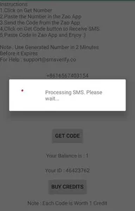 SMS for WhatsApp screenshot 2