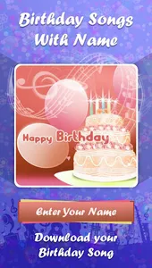 Birthday Song Maker With Name screenshot 1