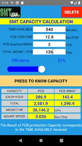 SMT CAPACITY screenshot 1