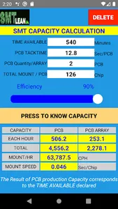 SMT CAPACITY screenshot 3