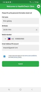 HealthCheck Clinic screenshot 1