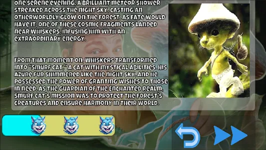 Blue Smurf Cat Story screenshot 0