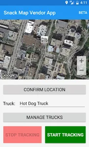 Snack Map Vendor App screenshot 0