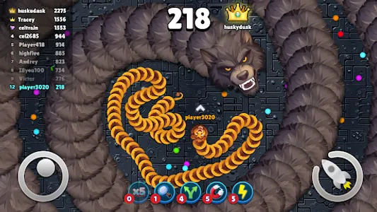 Snakes Zone .io: Battle Arena screenshot 1
