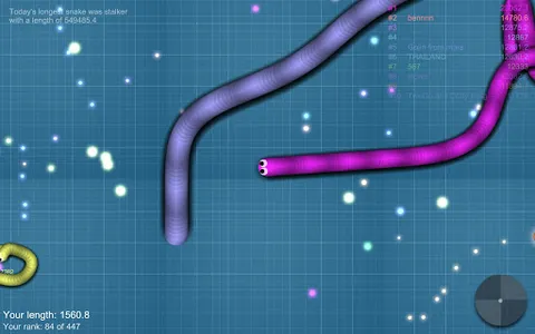 Snake Racing screenshot 1