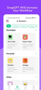 SnapGPT : AI Chat Assistant screenshot 1