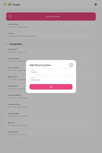 Snapio Shoot Manager screenshot 5