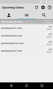 SnapNames Domain Name Auctions screenshot 1