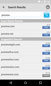 SnapNames Domain Name Auctions screenshot 2