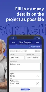 Construction Change Order screenshot 1
