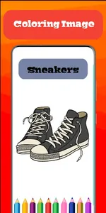 Sneakers Coloring Game screenshot 1