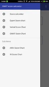 GMAT score calculator screenshot 4