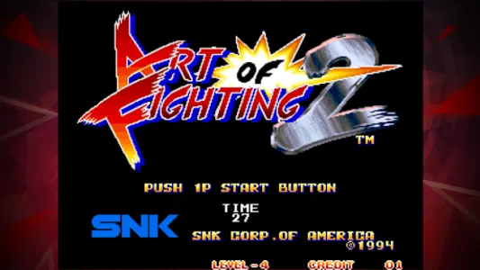 ART OF FIGHTING 2 ACA NEOGEO screenshot 0