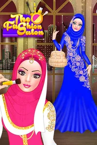 Hijab Doll Fashion Salon Dress screenshot 1