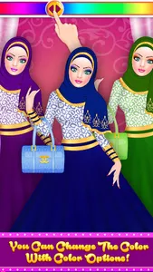 Hijab Doll Fashion Salon Dress screenshot 14