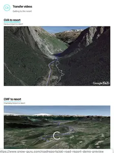 Courchevel roads, transfers &  screenshot 11