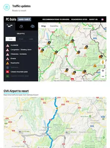 Courchevel roads, transfers &  screenshot 12