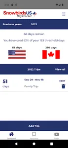 Snowbirds US Day Tracker screenshot 0