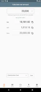 VAT net gross Calculator screenshot 0