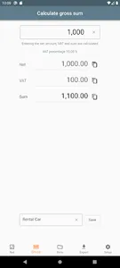 VAT net gross Calculator screenshot 3