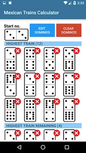 Mexican Train Domino Calc screenshot 2