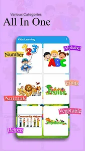 Kids Learnings: All In One screenshot 1