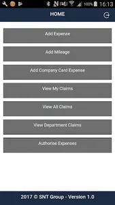 SNT Expenses screenshot 1