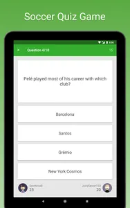 Soccer Fan Quiz screenshot 3