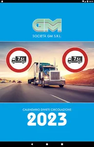 Calendario Divieti Camion 2023 screenshot 5