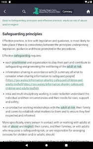 Wales Safeguarding Procedures screenshot 5